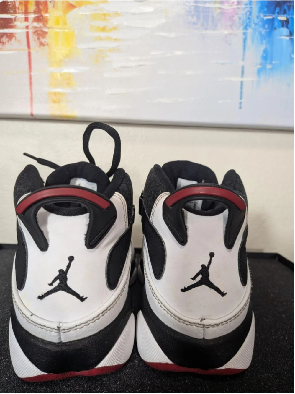 Jordan 6 Rings Shoes Youth Size 2Y White Mid Top Basketball Sneaker 323432-012